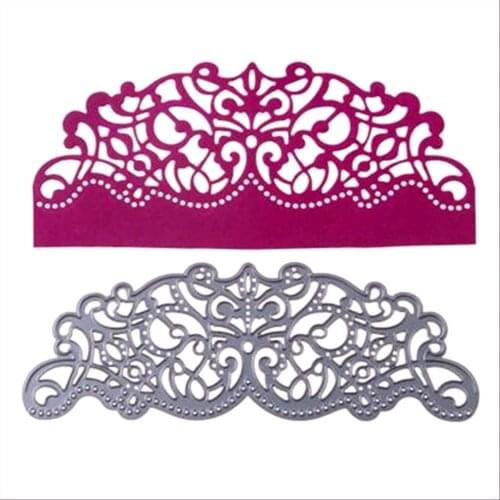 Metal Cutting Dies Template For Scrapbooking Greeting Card Decoration Embossing Suit Paper Cards Lace Hollow Frame Cutting Dies