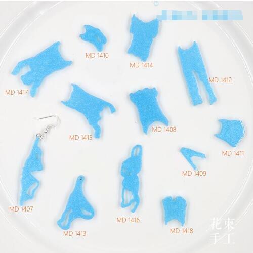 New Silicone Clothes brassiere panty socks mold necklace pendant earring DIY Mould Jewelry Making Tool resin molds for jewelry