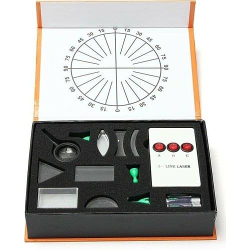 Optics Triangular Laser Light Prisma Convex Lens Acrylic Plastic Science Test Tools Physical Optical Experiment Convex Lentes