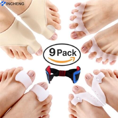 Bunion Corrector Gel Pad Stretch Nylon Hallux Valgus Protector Guard Toe Separator Orthopedic Supplies Foot Care Tool