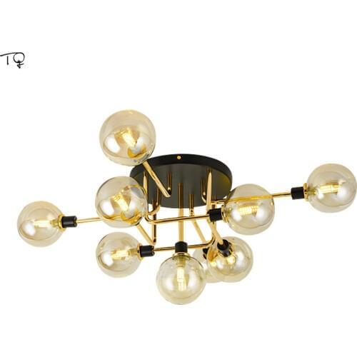Postmodern Luxury Atmosphere Molecule Magic Bean Ceiling Lamp Creative Nordic Living Room Dining Room Restaurant Bedroom Study
