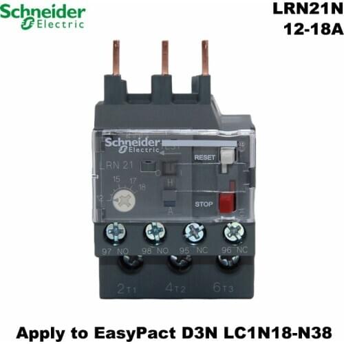 Schneider Electric LRN21N contactor LR-N21N 12-18A LC1N EasyPact D3N contactor thermal overload relay brand new original export