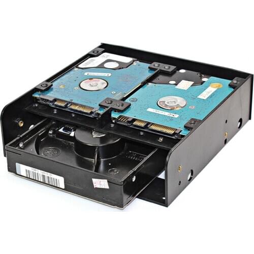 Bevigac 5.25inch to 3.5inch 2.5inch HDD SSD Hard Disk Drive Mounting Adapter Holder Converter Tray Bracket Internal Accessories