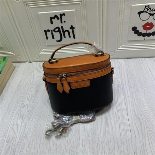 Bucket Bag Summer Leisure Women Famous Brand Shoulder Handbag Vintage Genuine Leather Tote Office Ladies Fashion Crossbody Bags