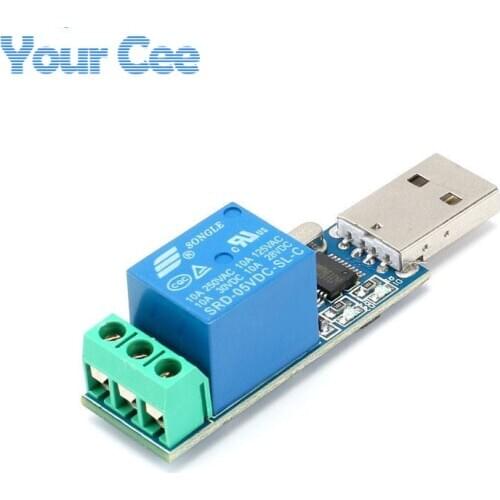 USB Relay Module LCUS-1 USB Serial Port control Relay Module Overcurrent Protection Smart Command Control Switch for Smart Home