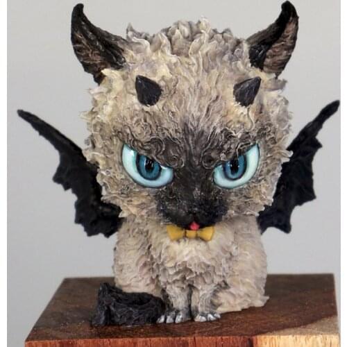 Wf 2018 winter, Devil cat, Resin Model GK, Science fiction subject, Unassembled and unpainted kit