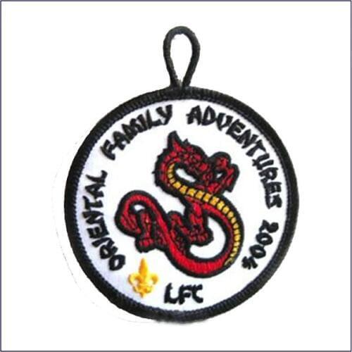 3 inches Embroidered Patch/clothing patches Made of Cotton and Polyester Customized Designs are Welcome MOQ50pcs free shipping