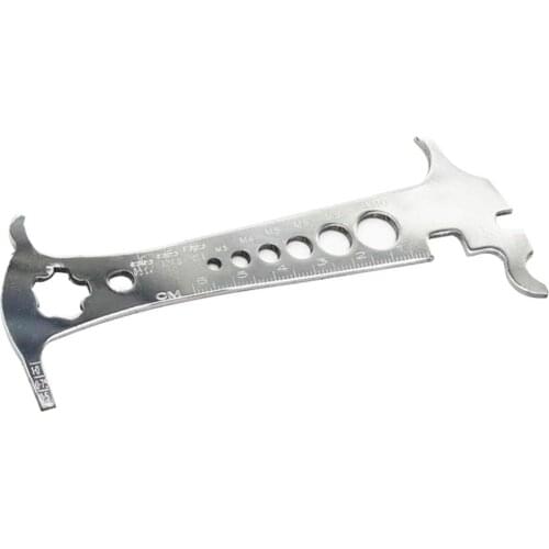 3 In 1 Bicycle Chain Checker MTB Road Bike Gauge Tool Wear Gauge Calipers Measuring Screw Chain Hook Cycling Accessories