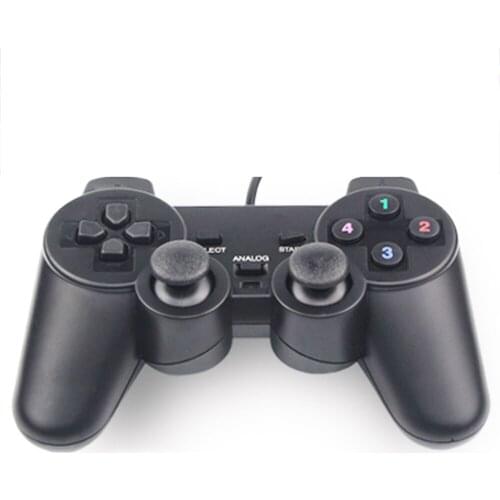 50pcs/lot Wired USB 2.0 Game Controller Gamepad for Sony PS3 PC Android Joystick