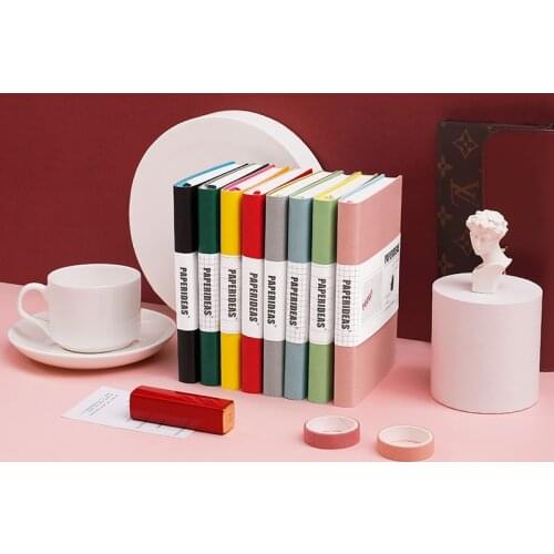 A6 Dotted Grid Bullet Notebook Travel Journal Diary Stationary Pocket Simple Sketchbook Planner