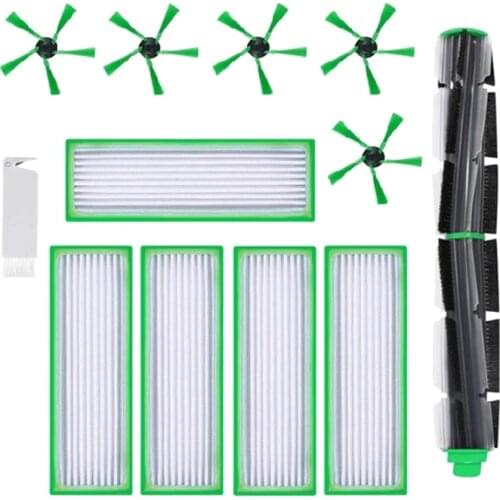 Accessories Round Brush Filter Side Brushes Spare Parts for Vorwerk Kobold VR200 Robot Vacuum Cleaner Parts