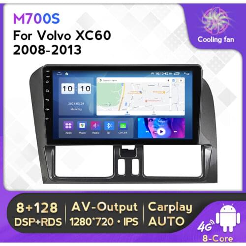 RDS DSP 6G+128G Android 11 IPS Car Media Car Multimedia Player Car Audio For Volvo XC60 Multimedia Video Player