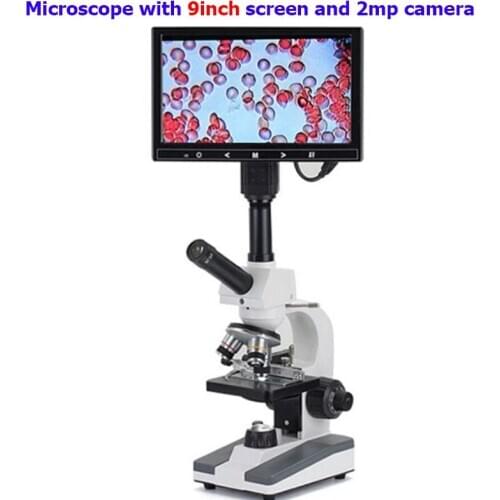 Biological Microscope electronic eyepiece monocular Student Lab education LED USB