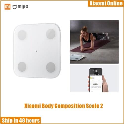 Xiaomi Mi Body Composition Scale 2 Smart Fat Weight Scale Bathroom Digital Electronic LED Screen Balance APP Data Analysis