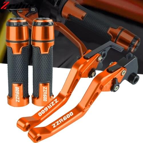 For Kawasaki ZZR600 ZZR 600 1990-2004 1991 1992 1993 1994 Motorcycle Brake Clutch Levers Handlebar Knobs Handle Bar Hand Grips