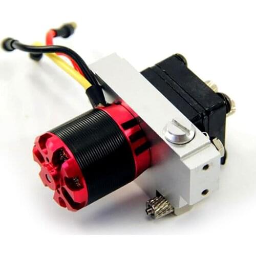 Hydraulic Gear Pump for 1/14 RC Trailer Truck Replacement Metal Power Pump with Relief Valve Modification Part