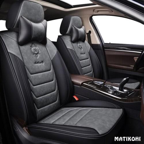 MATIKOHI leather car seat covers For volvo v50 v40 s40 v60 s80 xc90 2007 s60 2012 xc60 xc40 xc70 v70 accessories seat covers