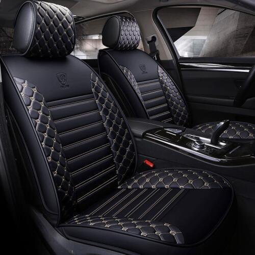 Leather car seat cover universal car seat protector mat for benz mercedes w110 w114 w115 w123 t123 w124 t124 w210 c e class w164