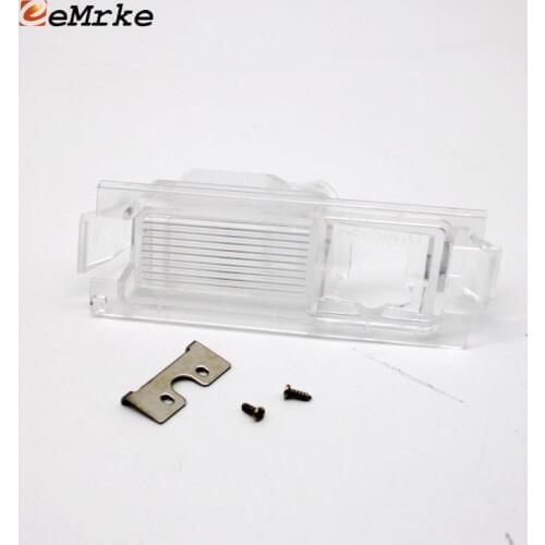 EEMRKE Car Rear View Camera Bracket License Plate Lights Housing Mount for Hyundai Elantra (GD) Hatchback 2012-2016