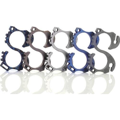 1PC TC4 Titanium Alloy EDC Multifunction Tool Broken Window Self-defense Tool Screwdriver Opener KeychainKey Ring Pendant