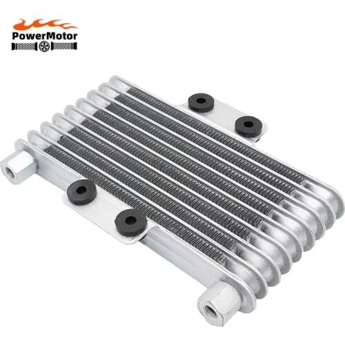 Motorcycle Oil Cooler Oil Engine Radiator Aluminum 125ml Cooling Radiators Fit For Motorcycle Dirt Bike ATV 125CC-250CC