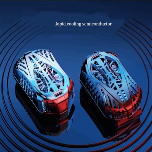 1 piece Semiconductor Cooling Mobile Phone Radiator Portable Stretchable Alloy Cellphone Holder for Gaming Video