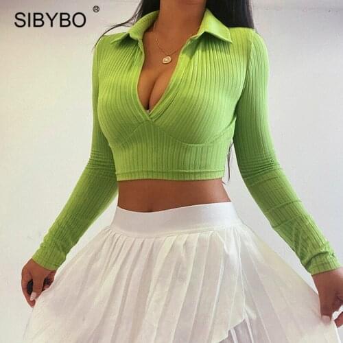 SIBYBO Womens Long Sleeve Polo Shirts