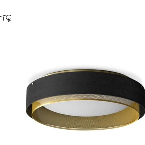 Nordic Industrial Luxury Round LED Ceiling Lamp Iron Metal Hollow Out Art Decor Living Room Bedroom Dining Room Studio Study Bar