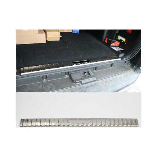 Steel Inner Rear Bumper Protector Sill Plate Cover For Toyota 4Runner 2014-2021