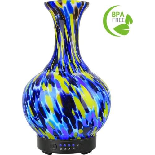 Vase Humidifier Huile Essentielle diffuseur Ultrasonic Portable vaporizer 100ml Steam diffuser Waterless aromatherapy diffusor
