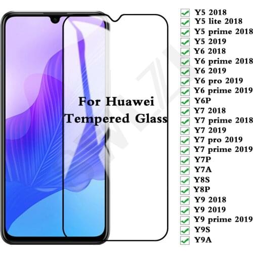HD protective film for Huawei Y9 prime 2019 Y9A Y9S Y8P Y8S Y7 pro Y7P Y7A Y6 Y6P Y5 lite 2018 tempered glass screen protector