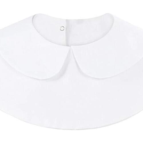 Women New Fashion Lace Collar Shirt Fake Collar Tie Vintage Detachable Collar False Collar Lapel Blouse Top Women