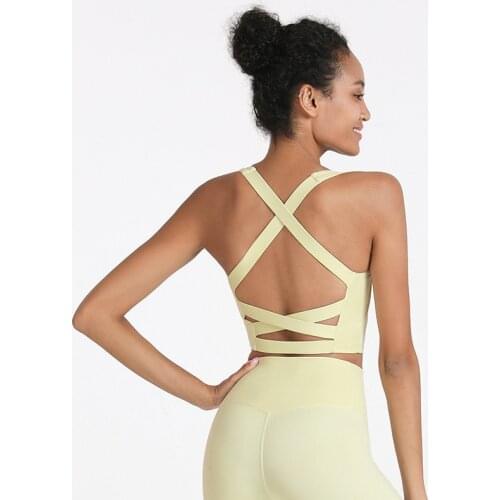 Womens Sports Bra High Support Topic For Fitness Sportswear Crop Top Women Workout Sexy Yoga Bra Gym Push Up Underwear Bralette