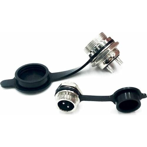 5Pair GX16 Aviation Plug Male&Female Wire Panel Metal Connector 2/3/4/5/6/8/9 Pin + Waterproof Rubber