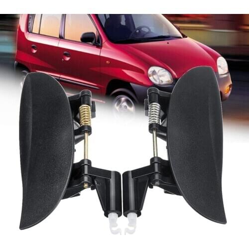 Car Door Handle Front Left + Right External Door Handle for Hyundai Atos 1997 1998 1999 2000 2001 2002 8265001000 8266001000 826