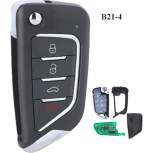 B21-4 KEYDIY Universal KD900 KD900+ URG200 Mini KD KD-X2 4 Button Remote Control KD Remote Car Key B21-4