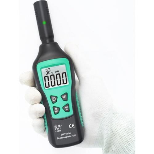 FUYI EMF Meter FY876 Electromagnetic Radiation Detector Household High Precision Electromagnetic Wave Radiation Dosimeter