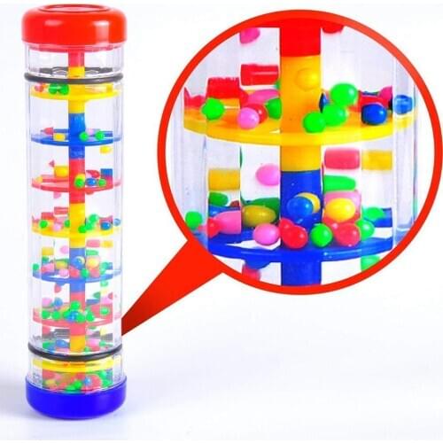 1/2/3inch Kids Rainmaker Tube Stick Musical Percussion Instrument Education Toy Toddler Early Educational Cognition Toys