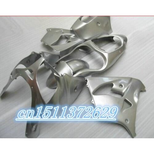 Dor-ALL Gloss silver not grey For KAWASAKI ZX9R NINJA 2002-2003 Body ZX-9R ZX 9R 02 03 ZX9 R 2002 2003 Fairing Kit D