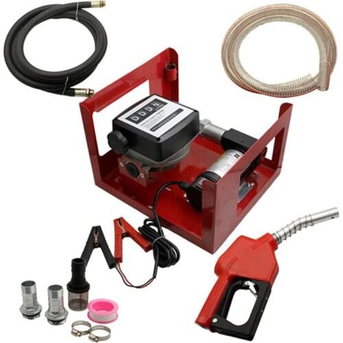 60L/MIN Electric Self-Priming Fuel Transfer Pump 550W Bio Fuel Oil Pump Auto Refueling Pump Automatic Diesel Transfer Pump