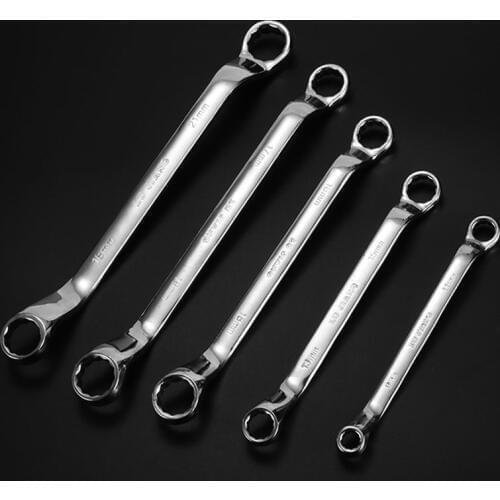 Double Head Box End Wrench Auto Repair Double Head Plum Wrench Universal Car Machine Repair Tool Set Anti-rust CR-V Alloy Tool