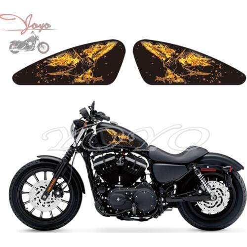 Flame Eagle Graphics Fuel Tank Decals Stickers For Harley Sportster XL 883 1200 X/V/R/N/L/C XR1200 Iron Forty Eight Seventy Two