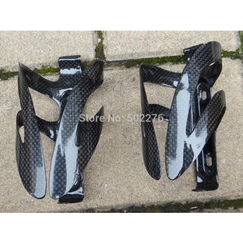 3K Carbon Cycling Water Bottle Cage for Cyclocross Road Mountain Bike MTB - 2 pcs cages D18