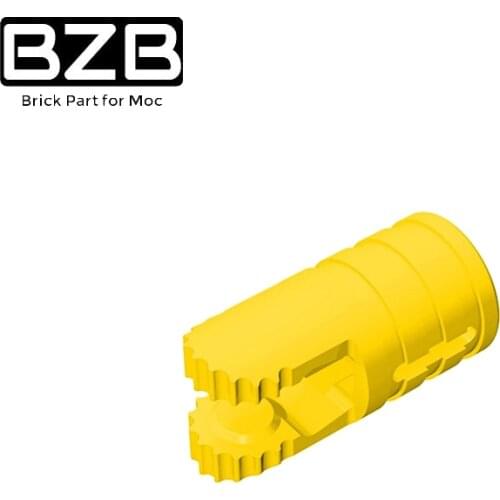 BZB MOC 30553 Cross Hole Card Tooth Joint Creative Building Block Model Kids DIY High-tech Brick Parts Toy Best Gift