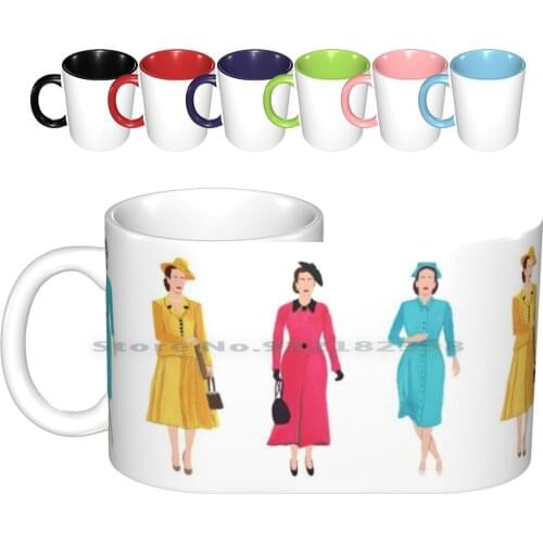 Meldrid Ratched-Watercolor Ceramic Mugs Coffee Cups Milk Tea Mug Ratched Ratched Netflix Mildred Ratched Netflix Sarah Paulson