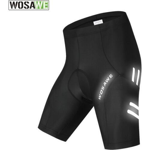 Compression Reflective Men Women Cycling Shorts with Shockproof 5D Gel Padded MTB Cycle Bicycle Shorts Road Bike Shorts Tights