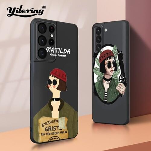 Fashion Matilda Case for Samsung Galaxy S21 S20 S8 S9 S10 Plus S10 e S10 lite Ultra S20 FE Note 10 20 Plus Phone case Cover