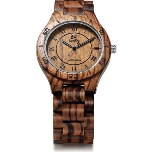 Men wooden quartz wristwatches Luminous Hands relogio masculino wooden bracelet bangle watch wood men personality orologio uomo