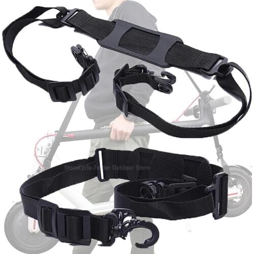 For Xiaomi M365 Electric Scooter Shoulder Belt Portable Carrying Shoulder Strap Belt Adjustable Oxfor Non-slip Webbing Outdoor