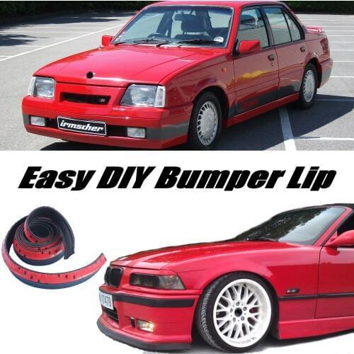 NOVOVISU Bumper Lip Deflector Lips For Vauxhall Cavalier Front Spoiler Skirt For Car to View Tuning / Body Kit / Strip